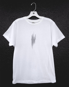 MENS audio waveform tee