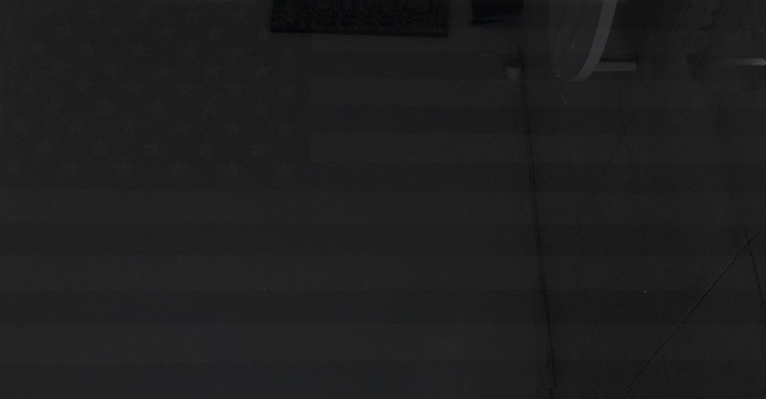 BLACK FLAG american flag